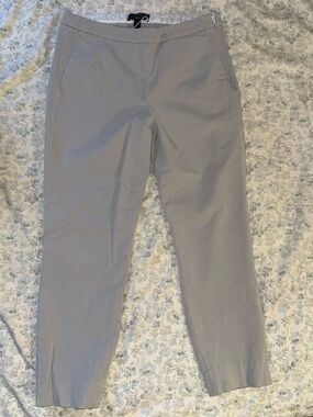 J. Crew Light Gray Straight Chinos